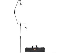 para soporte Lámpara para portátil Desmontable para Campamento | plegable, para fácil transporte, 5 ganchos incluidos, ideal mochila, montaje rápido(Light Stand)