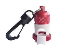 para soporte Manguera Regulador para acero Inoxidable 4kg Fuerza | Aleación aluminio aviación, para acero inoxidable, liberación rápida, operación una mano, plateado amarillo azul(Red)
