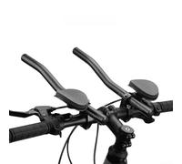 para soporte Manillar Aleación Ligero para MTB para soporte | Aleación aluminio duradera, absorbe vibraciones, ideal carretera y montaña, reduce fatiga manos(Black)