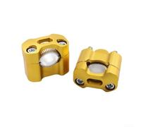 para soporte Manillar CNC para Scooter y para atv 22mm 28mm(gold) | Aluminio CNC, acabado liso, para resistencia alta, para fácil instalación, 22mm 28mm