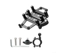 para soporte Manillar para Ciclismo y MTB para soporte Manillar | Base ensanchada elevada, evita frenos y cuadros, seguridad mejorada, compatible manillares varios(Seven-claw black)