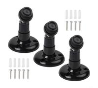 para soporte para cámara Pared 3 Piezas Ajustable 360° para Blink Outdoor para Gen 3 y 4 Montaje Vertical ABS Negro Exterior Jardín Estándar