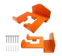 para soporte Pared Desbrozadora 26cm para acero 2 Unidades | para acero sólido, recubrimiento PVC antideslizante, para carga hasta 23kg, para ideal desbrozadoras pesadas