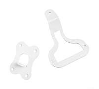 para soporte Pared Metal para Wiim Sound Lite Negro para soporte(White) | para acero , giro ±42°, inclinación ajustable, negro mate, estabilidad superior