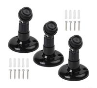 para soporte Pared para cámara 360° Ajustable para Blink Exterior e Interior - Base Reforzada ABS Negro Instalación para fácil Pack 3 Unidades