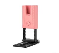 para soporte Taller Aluminio Instalación Rápida Sin Herramientas | Ideal parking exterior, mantenimiento taller, para soporte estable terreno irregular, para fácil transporte ciclistas(Pink)