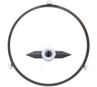 para soporte Triangular para plato Giratorio Microondas 178mm (D) | para ajuste 178mm, giro para suave, plástico térmico, instalación sin herramientas, color marrón
