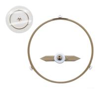para soporte Triangular para plato Giratorio Microondas 178mm (E) | para ajuste 178mm, giro para suave, plástico térmico, instalación sin herramientas, color marrón