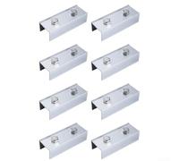 para soportes Z Aluminio 8 Unidades para Panel Solar RV para | Aleación aluminio ligero, óxido, para ideal RV barco, 8 unidades, montaje seguro