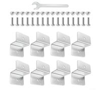 para soportes Z Aluminio para Panel Solar hasta 150W Ajustables | Aleación aluminio ligero, soporta hasta 150W, para ajuste ángulo para preciso, para ideal RV barco, corrosión