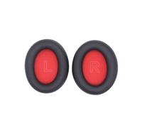 Para Soundcore Life Q10 Funda Protectora para Auriculares Orejeras de Repuesto CóModas Almohadillas para los OíDos, Negro + Rojo