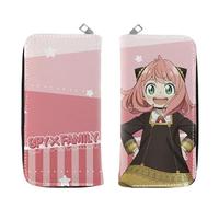 para SP-Y×FAMI-LY Cartera Monedero Animados, Cartera Plegable Pequeña, Billeteras de Monedasde Piel Versátil, Regalo para Niños, Niñas, Niños, Pliegue(A2)