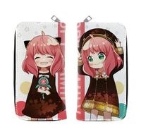 para SP-Y×FAMI-LY Cartera Monedero Animados, Cartera Plegable Pequeña, Billeteras de Monedasde Piel Versátil, Regalo para Niños, Niñas, Niños, Pliegue(A9)