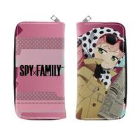 para SP-Y×FAMI-LY Cartera Monedero Animados, Cartera Plegable Pequeña, Billeteras de Monedasde Piel Versátil, Regalo para Niños, Niñas, Niños, Pliegue(A8)