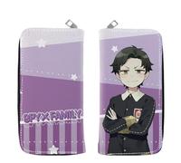 para SP-Y×FAMI-LY Cartera Monedero Animados, Cartera Plegable Pequeña, Billeteras de Monedasde Piel Versátil, Regalo para Niños, Niñas, Niños, Pliegue(A4)