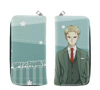 para SP-Y×FAMI-LY Cartera Monedero Animados, Cartera Plegable Pequeña, Billeteras de Monedasde Piel Versátil, Regalo para Niños, Niñas, Niños, Pliegue(A1)
