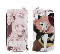 para SP-Y×FAMI-LY Cartera Monedero Animados, Cartera Plegable Pequeña, Billeteras de Monedasde Piel Versátil, Regalo para Niños, Niñas, Niños, Pliegue(A7)