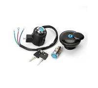 para SPO&rtster 883 XL 883 1995-2003 Cerradura De Encendido Motocicleta Tapa Tanque Combustible Y Aceite con Juego 2 Llaves Bloqueo De Encendido