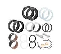 Para Sportster 883 1200 XL883 XL1200 1990-2013 FXD Para Dyna 1991-2005 Reconstrucción Sellos Aceite Y Polvo Buje Horquilla Delantera 39mm Junta Antipolvo