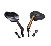 para Sportster para Dyna para Road King para Street Glide Espejo De Motocicleta Manillar Lateral Universal con Señal Giro