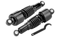 para Sportster para Iron XL 883 1200 2004-2012 Amortiguadores Traseros 10,5”/267 Mm Suspensión Trasera Negra Amortiguador Trasero Motocicleta(Negro)