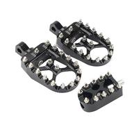 para Sportster para XL 883 1200 para Dyna Estriberas Motocicleta MX Pedales Reposapiés Anchos Y Anchos con Clavijas Palanca Cambios Motocicletas Clavijas De Pie Pedales(Black 1Set)
