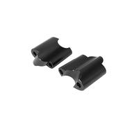 Para Sportster Para XL1200 Para XL48 48 2010-UP 2 "Rise1" Elevador Manillar Bloque Extensión Montaje De Manillar 50 Mm Clip Elevadora Manillar(Black)