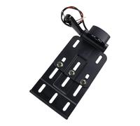 para Sportster para XL883 para XL 1200 para Dyna para Soporte para Matrícula Lateral De Motocicleta Baja Pantalla LED Soporte Matrícula Motocicleta(B Black)