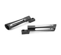 Para Sportster XL1200 V/X/C/CW/N/T FXSB FXSE FXS FXCW FXC Reposapiés Para Conductor De Motocicleta, Estriberas Delanteras, Accesorios De Aleación De Aluminio(Negro)