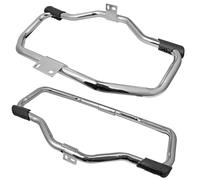 para Sportster XL1200 XL Iron 883 Custom Seventy 2004-2018 Motocicleta Bigote Motor Guardia Carretera Crash Bar Portaequipajes para Motocicleta(Silver)