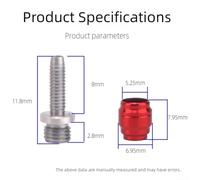 Para SRAM AMajig Kit de herramientas de purga de frenos con aguja y junta tórica, compatible con sistemas de freno hidráulicos que utilizan DOT y aceites minerales (C)