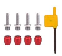 Para Sram For Stealth-a-majig Kit de herramientas de purga de freno compatible, aguja de precisión de acero inoxidable, juego completo con mangueras y adaptadores para servicio de freno hidráulico (A)