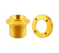 para sram para dub Crank Side Cover Tornillo y tapa, Aleación de aluminio M18x25mm para NX para gx para xx1 para bicicleta Eagle Bielas (oro)