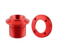 para sram para dub Crank Side Cover Tornillo y tapa, Aleación de aluminio M18x25mm para NX para gx para xx1 para bicicleta Eagle Bielas (Rojo)