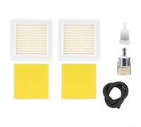 Para SRM2620 SRM3020 LE262 AH262 T262 PPF2620 kit de filtro de aire con filtro de combustible esponjas de línea de combustible y válvula de equilibrio para cortacésped y reemplazo de cortador de