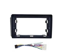 para SsangYong para Rexton 2002-2006 Radio Fascia Marco 9 Inch 2Din Estéreo Panel Arnes Cable Alimentación Adaptador Canbus Decodificador Marco de Radio(Cable del Marco)