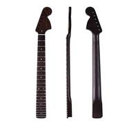 Para ST 22 Traste Cabeza Grande Madera Wengué Mate 5,6 Ancho Almohada De Hueso De Vaca Trastes De Cobre Blanco Medio Cuello De Guitarra Eléctrica