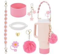 Para Stanley Cup Accesorios Traje Incluye 7 Piezas, Adecuado para Stanley Quencher, Tapas de Pajitas para Stanley Cup, para Stanley Accesorios para Vaso 40oz