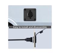 Para Starlink Cable Conector de Alimentación Módulo de Cableado de Toma de Pared Impermeable 5.5x2.1 Hembra A Bloque de Terminales Rápido