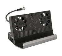 para Steam Deck Dock, Estación de Acoplamiento 10 en 1 con Ventilador de Refrigeración Dual, HDMI 4K@60Hz, Gigabit Ethernet, 3 Puertos USB 2.0, 2 USB 3.0 y Carga Rápida PD de 100