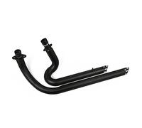 Para Steed Para Shadow 400 600 VLX400 VLX600 VT600C VT600 Sistema De Escape Completo De Acero Inoxidable Kit De Tubos Silenciadores(Black)