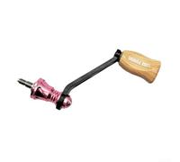 Para Stella For Stradic Complex F4 F6 Para Twin Power Cardif Wanford Para Ultegra Para Sahara Para Miravel Nasciaero Sephia Reel Fibra de carbono Mango de un solo brazo Perilla de grano de madera