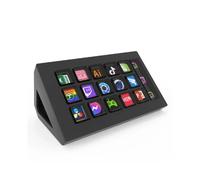 Para StreamDeck Visual Keyboard Botón LCD 15 Teclas Controlador de Creación de Contenido en Vivo Botón Personalizado para Windows/IOS (Negro)