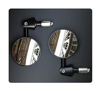 Para Street Bike Sport Bike Motocicleta Retro Modificado Manillar Espejo Ángulo Completo Plegable Inversa Manillar Espejo Retrovisor