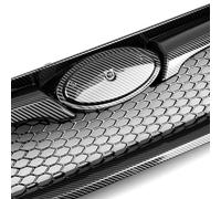 Para Subaru Para Impreza 10.5th 2011-2014 Parrilla Delantera Racing Grill Con Apariencia Parachoques Superior Hood Rejilla Malla Rejillas Frontales Radiador(Mirada de fibra de carbono)