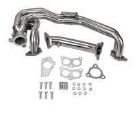 Para Subaru Para Impreza Para WRX Para STI EJ205 EJ255 Años 02 A 06 Kit De Colector Escape Acero Inoxidable Tubo Escape Punta Escape Automóvil