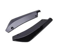 para Subaru para Impreza WRX STI Parachoques Trasero Difusor Envoltura Canard Alerón Guardabarros Lateral Faldón Protector Canard (2 Unidades)(Black)