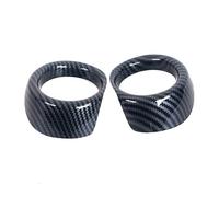 Para Subaru XV 2012 2013 2014 2015 Delantero Trasero Parachoques Faro Antiniebla Marco Cubierta Pegatina Recorte Parrilla del parachoques delantero(FRENTE)