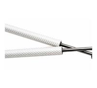 Para Subaru XV GP 2012-2017 Para Impreza Para WRX Soportes Elevación Maletero Trasero Amortiguadores Gas Muelle Apoyo Pistón Puerta Trasera 500Mm Amortiguador Maletero(Silver carbon fiber)