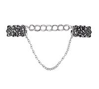 Para suéter creativo, cadena de bufanda, clip de decoración, cadena de cárdigan, clips de metal con hebilla, colgante, collar, fijación de ropa, Ornam Classic